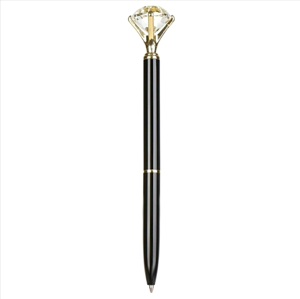 Crystal Diamond 💎 Pen Metallic Black